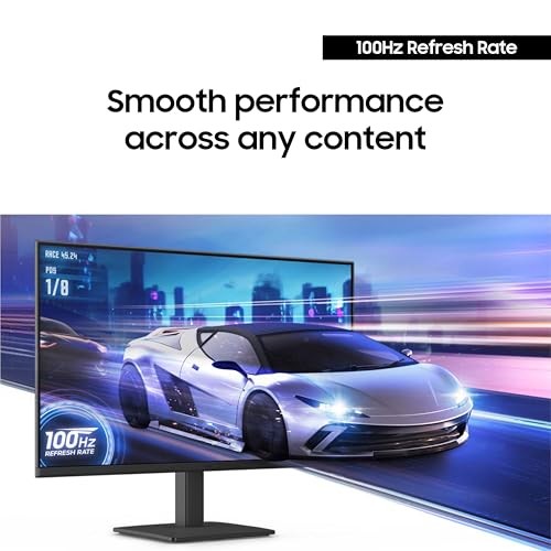 BLACK - SAMSUNG 27" (S30GD) ESSENTIAL MONITOR WITH IPS PANEL AND TILT ONLY