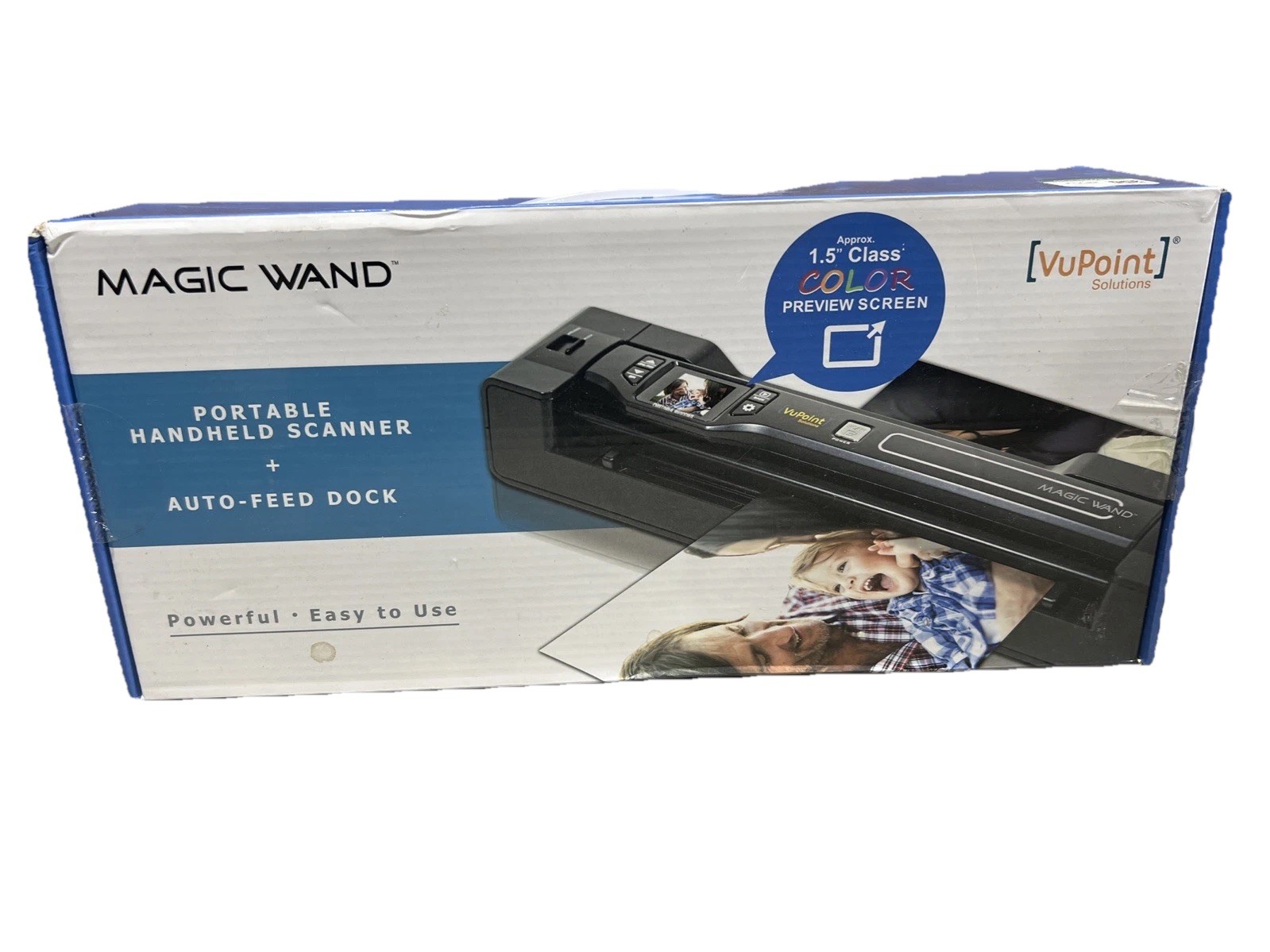 VuPoint Magic Wand 4 Portable Handheld Scanner w/Auto Feed- PDSDK-ST470T-VP New