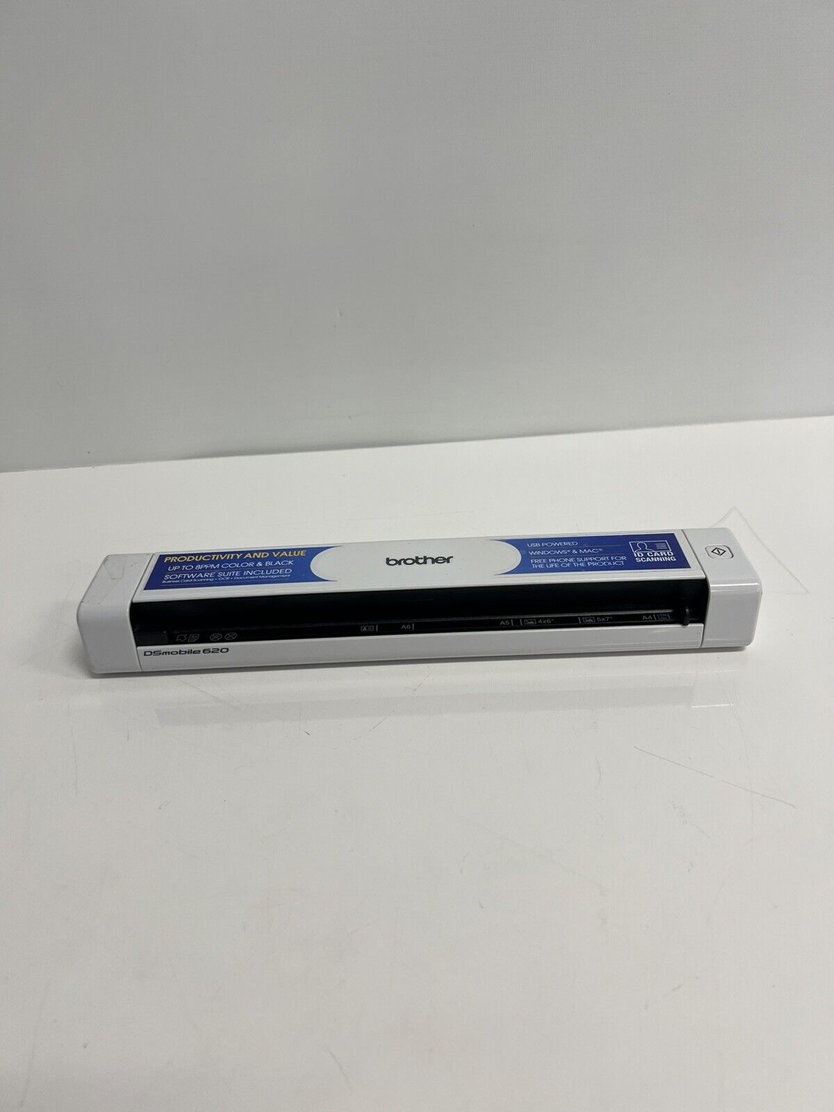 Brother Portable Scanner,  DS Mobile 620 ,DS-620, USB Powered, Color & Black
