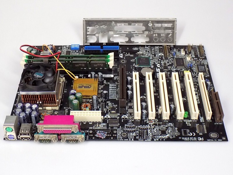 Retro Motherboard CPU RAM Bundle: Asus CUSL2-C + Intel P3 933Mhz + 128MB SDRAM
