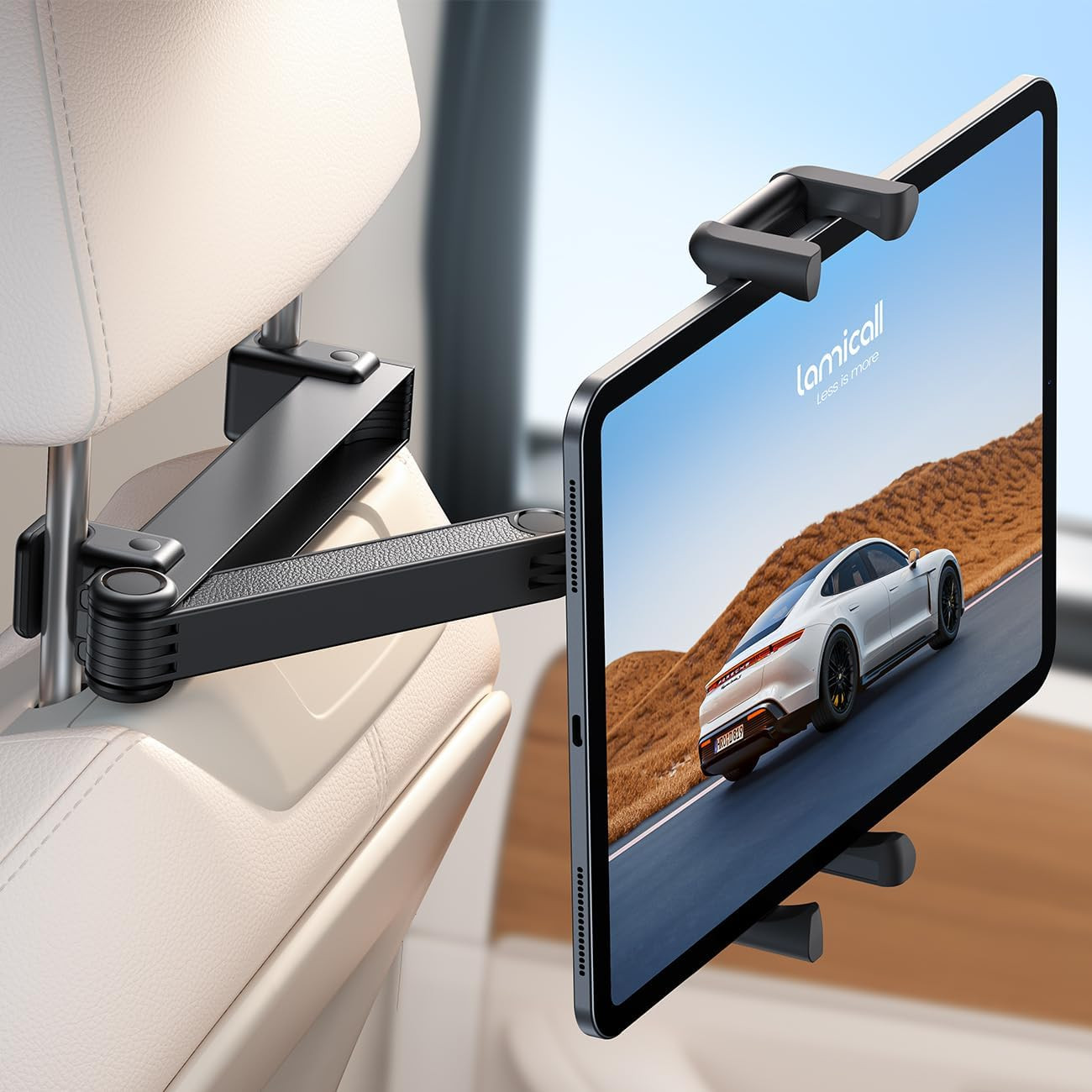 Porta tablet para auto carro coche para silla trasera pa ninos pasajeros soporte
