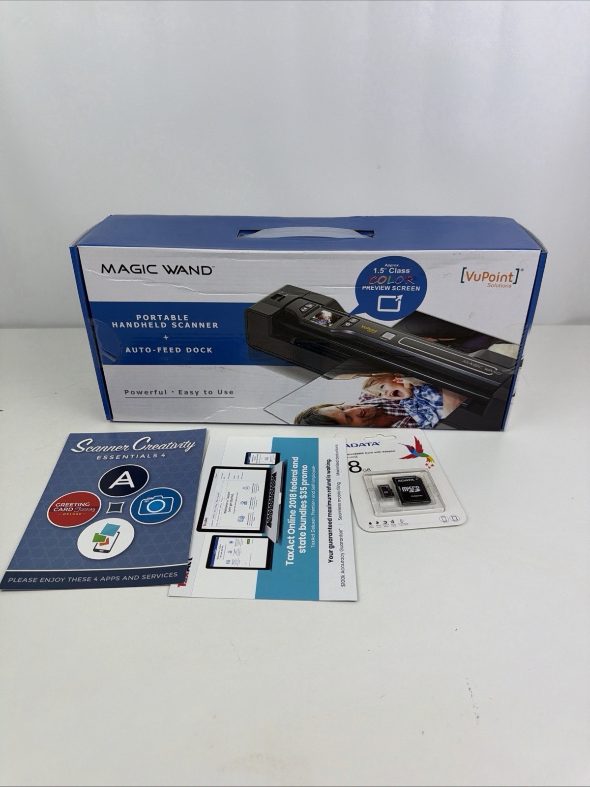 VuPoint Magic Wand Portable Handheld Scanner PDSDK-ST470-VP New In Box