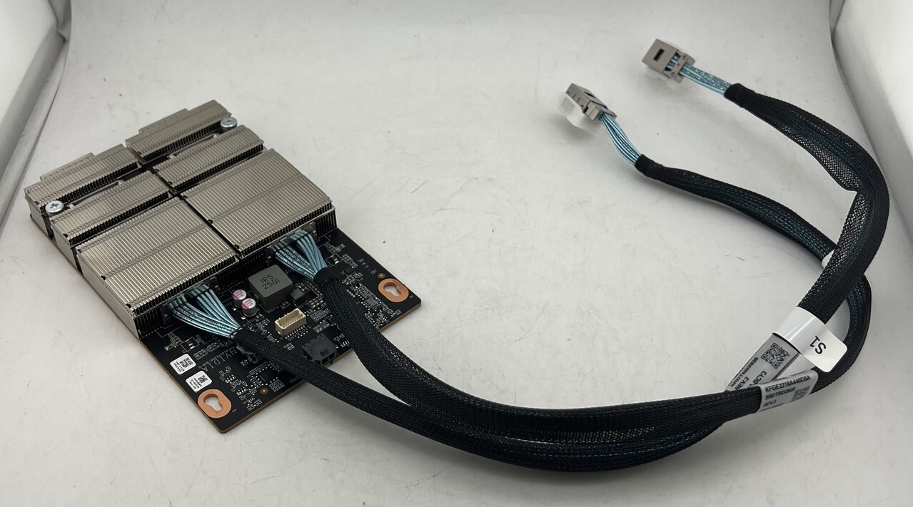 NVIDIA CONNECTX BOARD WITH 2 PORT OSFP ADAPTERS