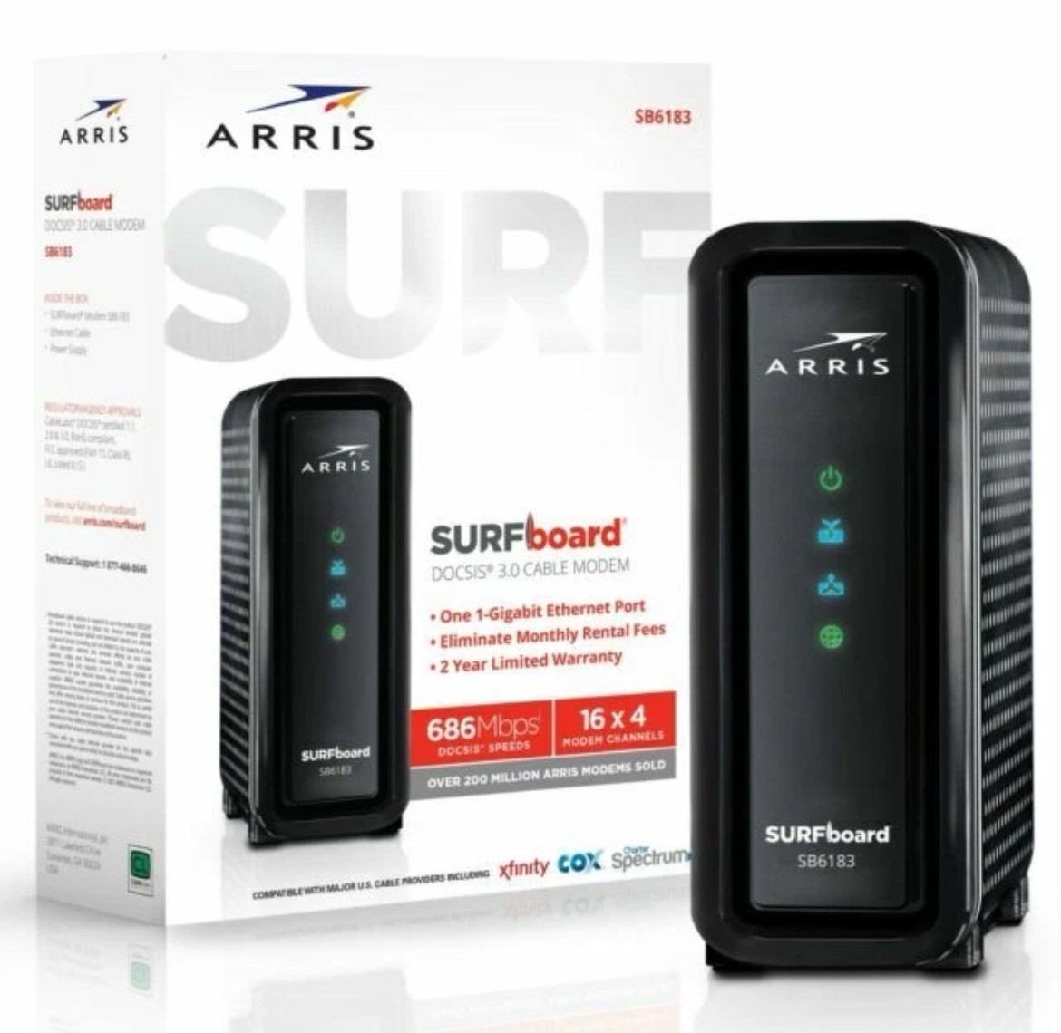 Arris SURFboard SBG7400AC2-RB Wireless Cable Modem