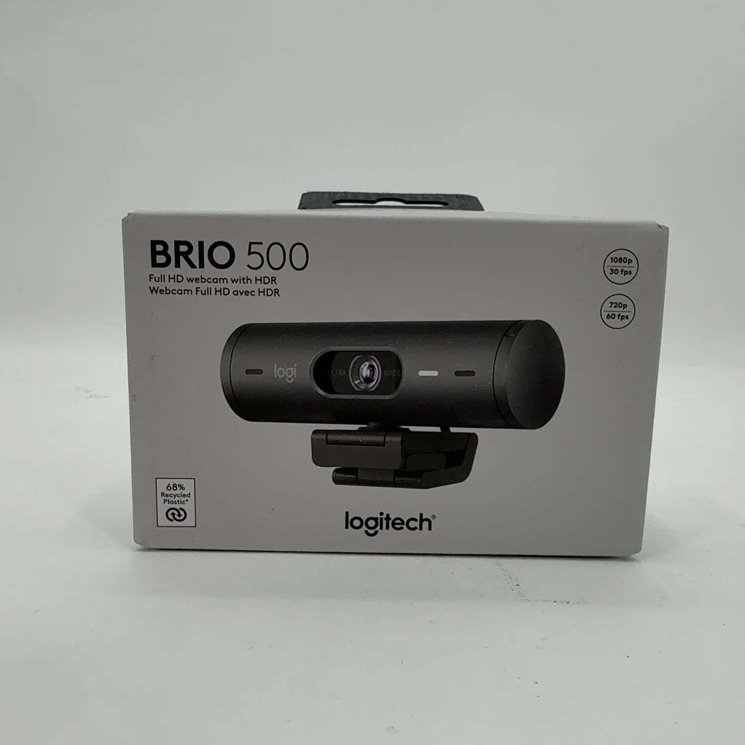New Logitech Brio 500 1080p 30 fps Fixed Webcam
