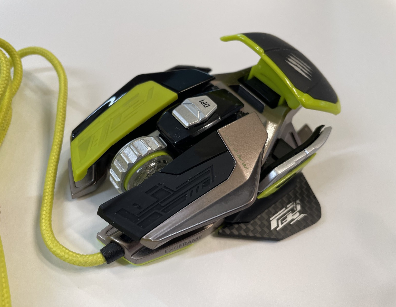 Mad Catz R.A.T. Pro X Wired Gaming Mouse NEON GREEN