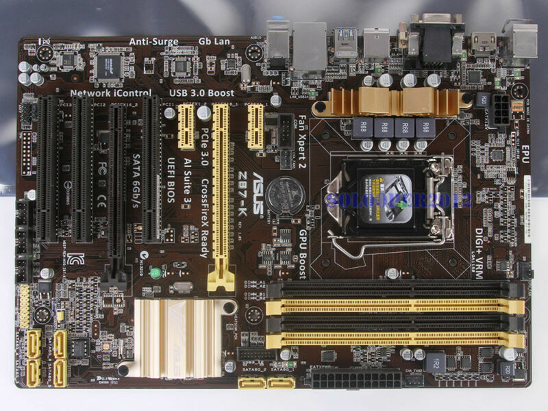 ASUS Z87-K LGA 1150 Original Motherboard Intel Z87 USB 3.0 DDR3 with I/O