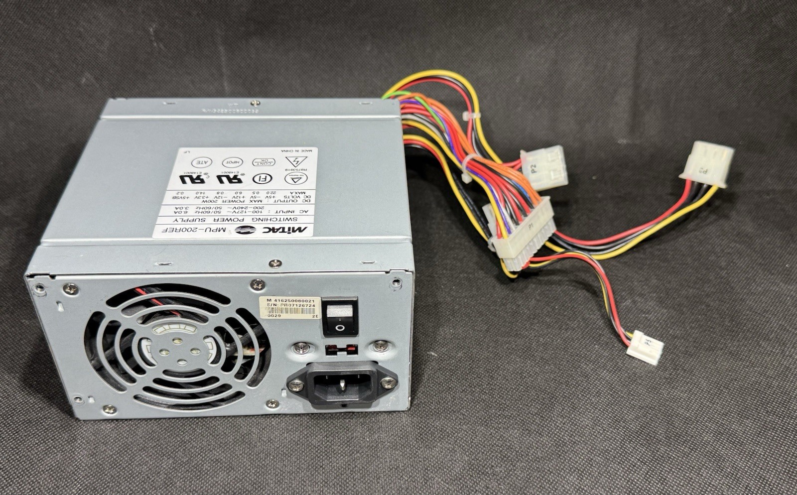 Sun 370-3162 200W AC Input Power Supply MPU-200REF for Sun Ultra 5 - TESTED