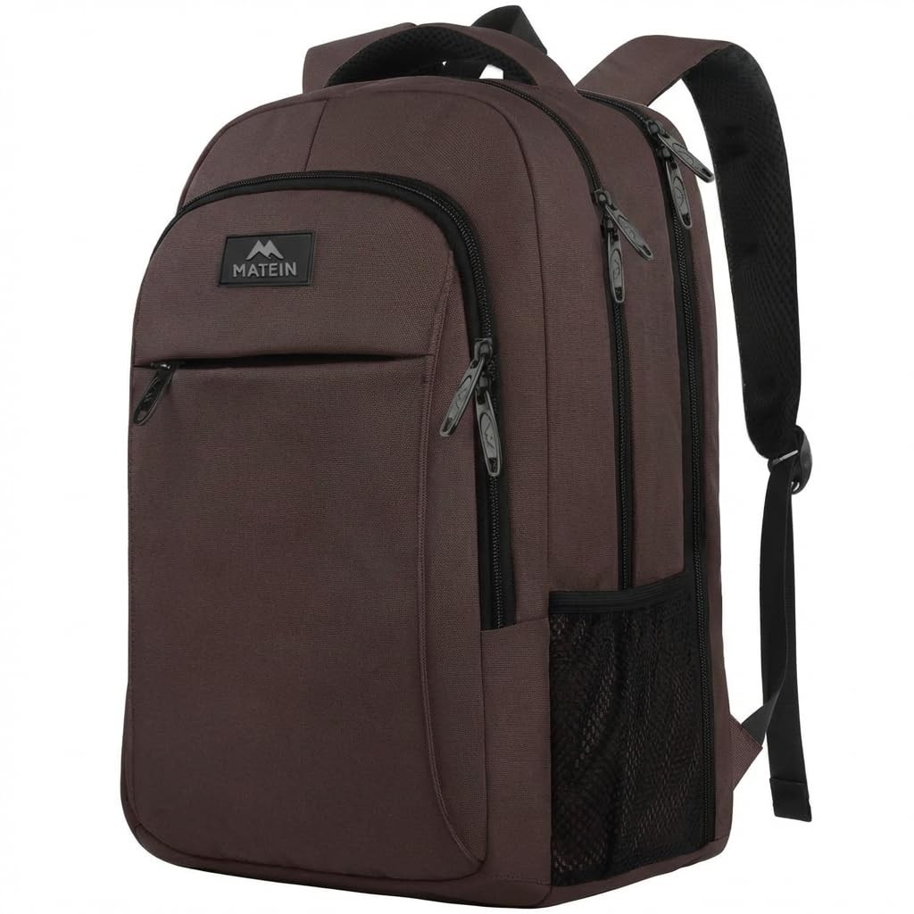 MATEIN Brown 32L Laptop Backpack, 15.6 Inch Water Inch, Tawny