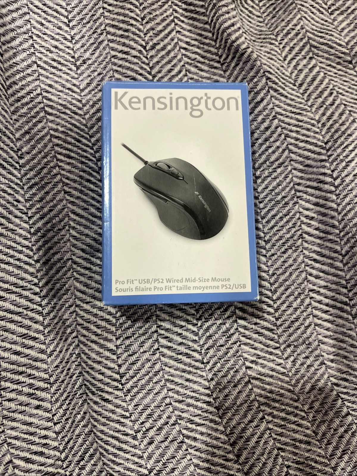 Kensington Mouse  Kensington means quality. Profit USB/PS2 wired   Black