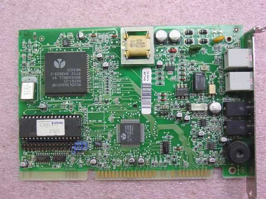 Boca Research MD56I M56I 16-Bit ISA 56K Fax Data Modem Card RJ11 Rockwell