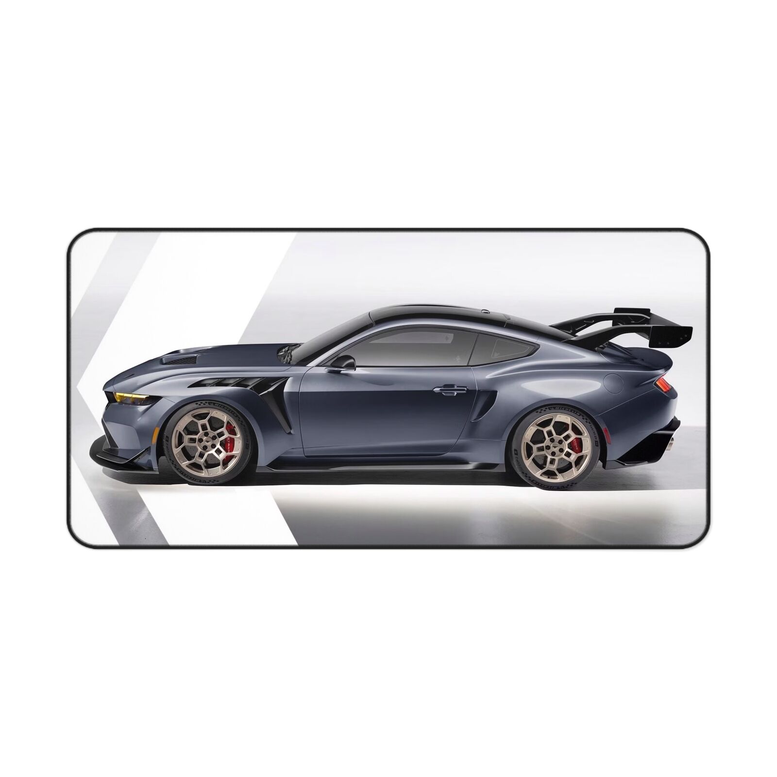 Ford Mustang GTD - Car Racing - 3 sizes available - Premium Desk Mat Mouse Pad