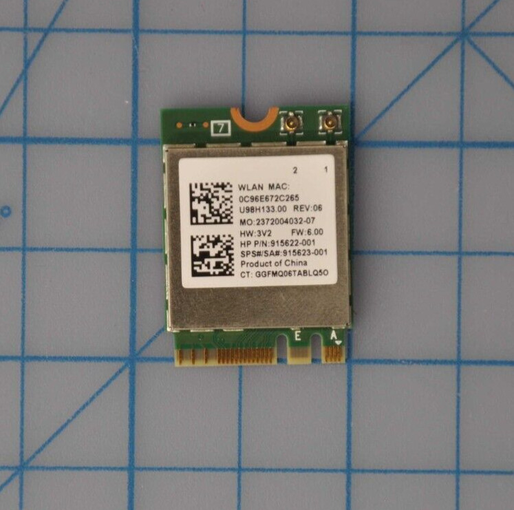 HP WLAN WiFi Module Realtek Grade A 915622-001