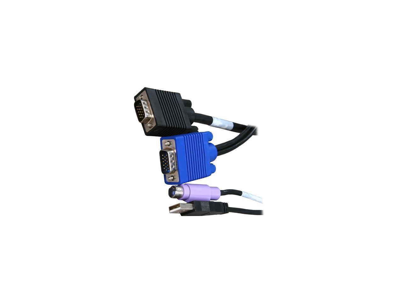 TRIPP LITE 6 ft. PS/2 & USB (2-in-1) KVM Cable Kit for B042-Series KVM Switch