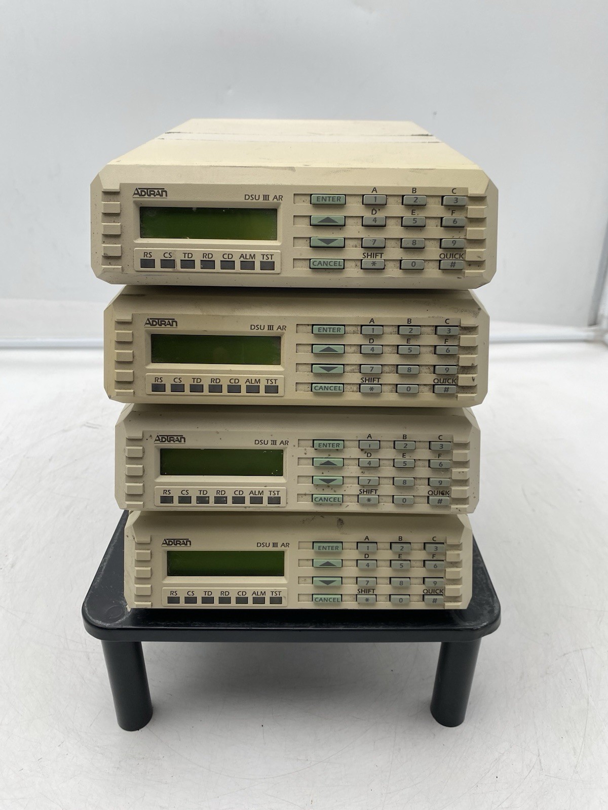 Lot of 4 Adtran DSU III AR Data Service Unit Communication Equipment