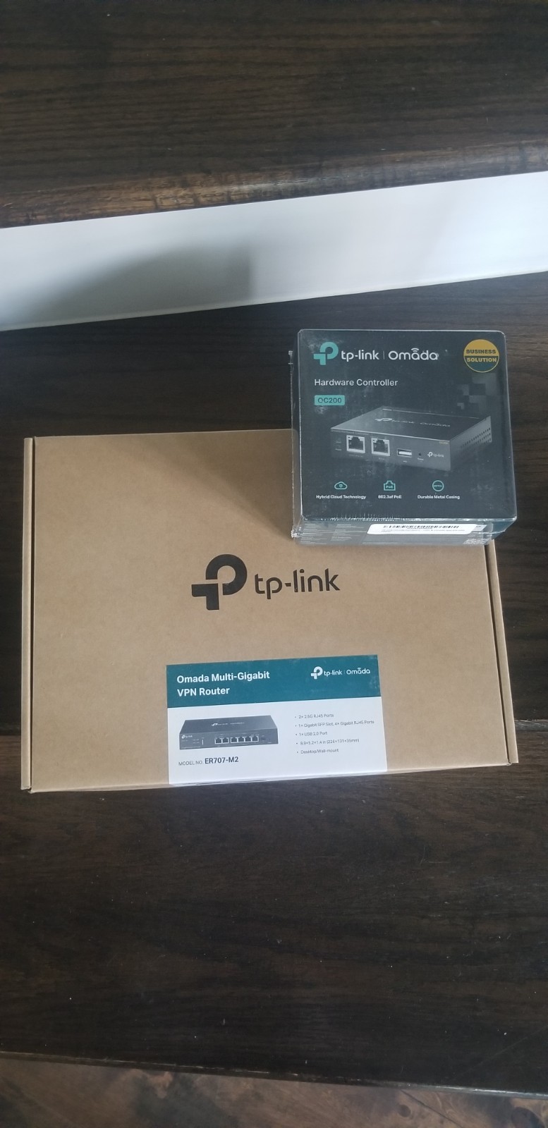 New TP-Link Omada ER707-M2 MultiGB VPN Gateway Router  + New OC200 Controller