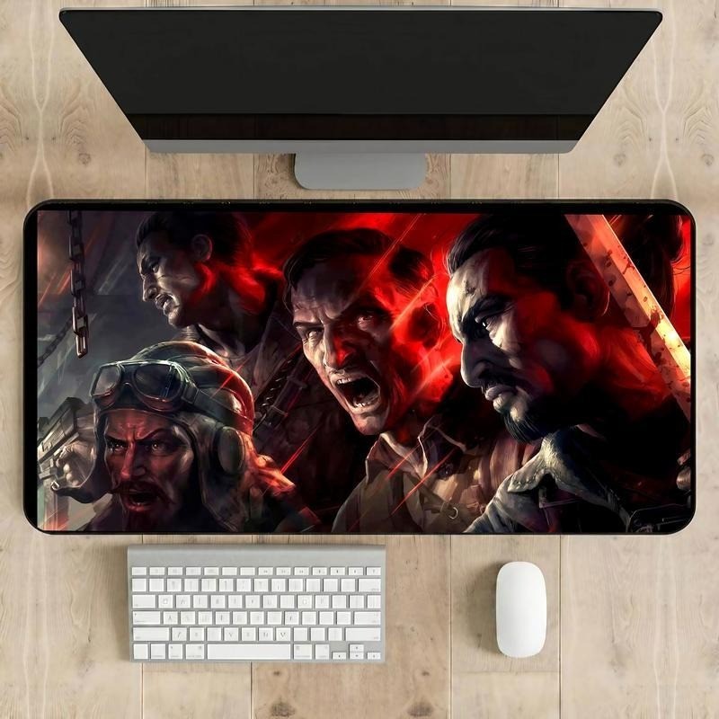 Zombies Desk Mats Black Ops Inspired Loading Screens Zombies Primis Mouse Pad
