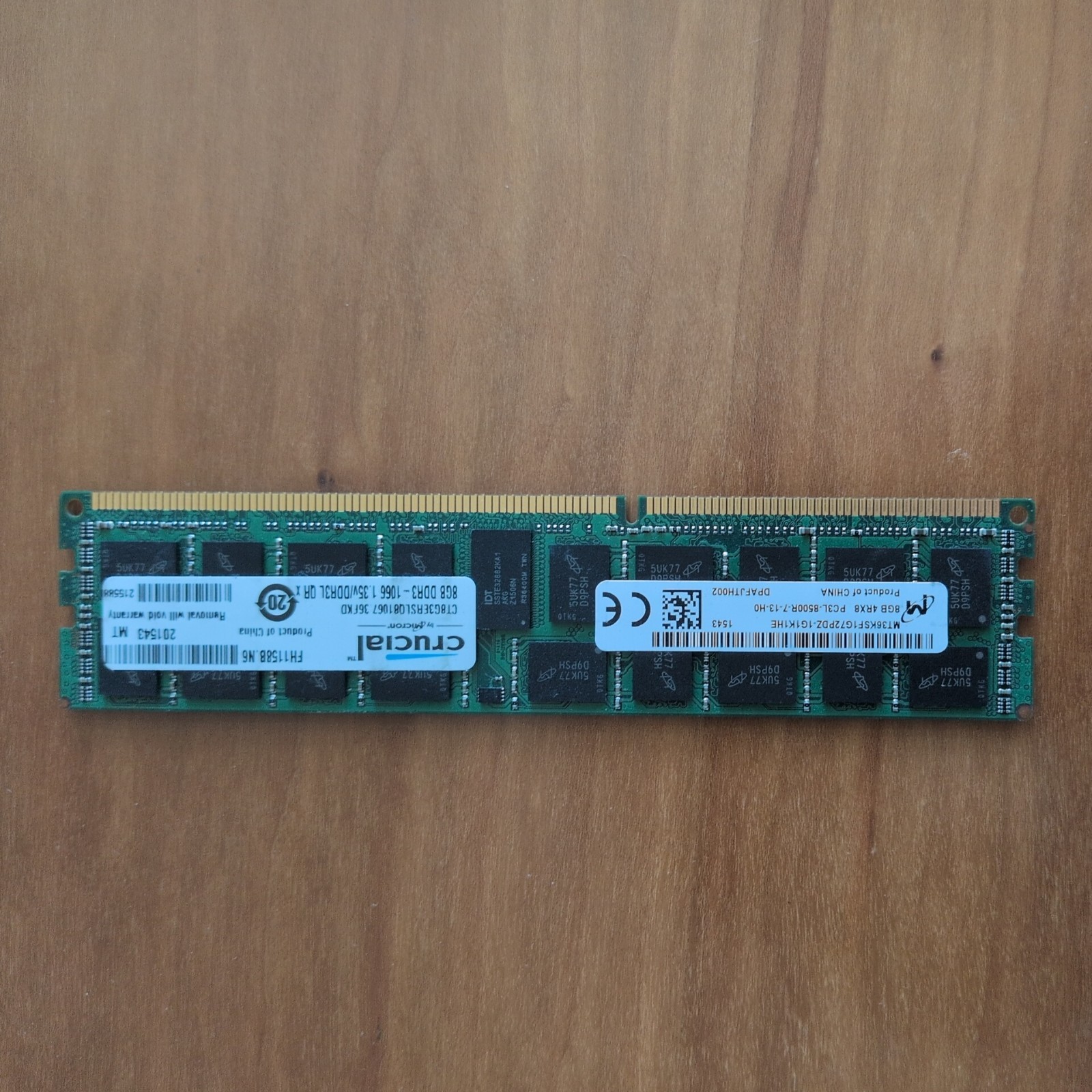Memory Kit 32 Gb - 4x 8Gb PC3L-8500R-7-13-H0 DDR3-1066 1.35v DDR3L