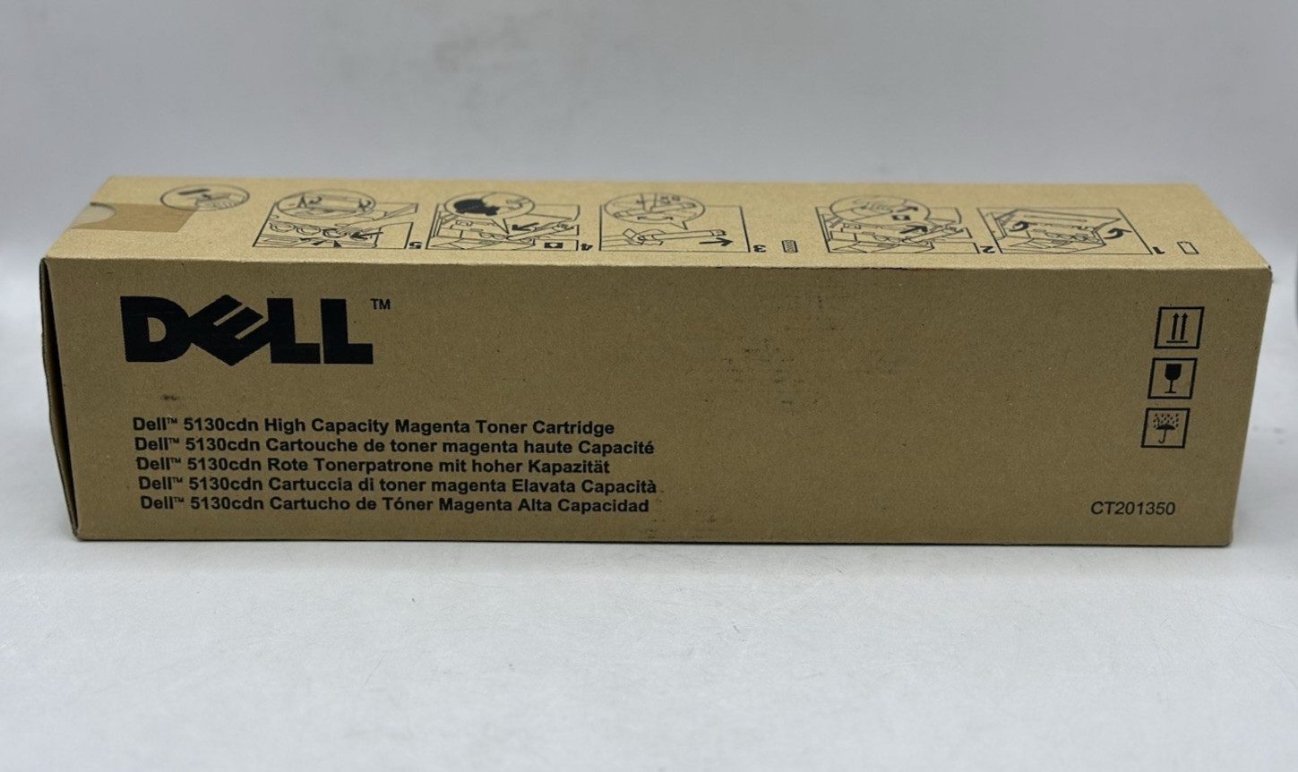 Genuine Dell 5130cdn Toner High Capacity Box R272N (CT201350)-Magenta