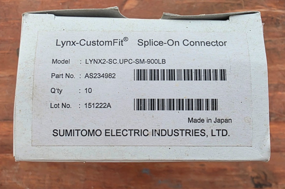 LYNX2-SC.UPC-SM-900LB   LYNX-CustomFit Connector Sumitomo Electric Industries