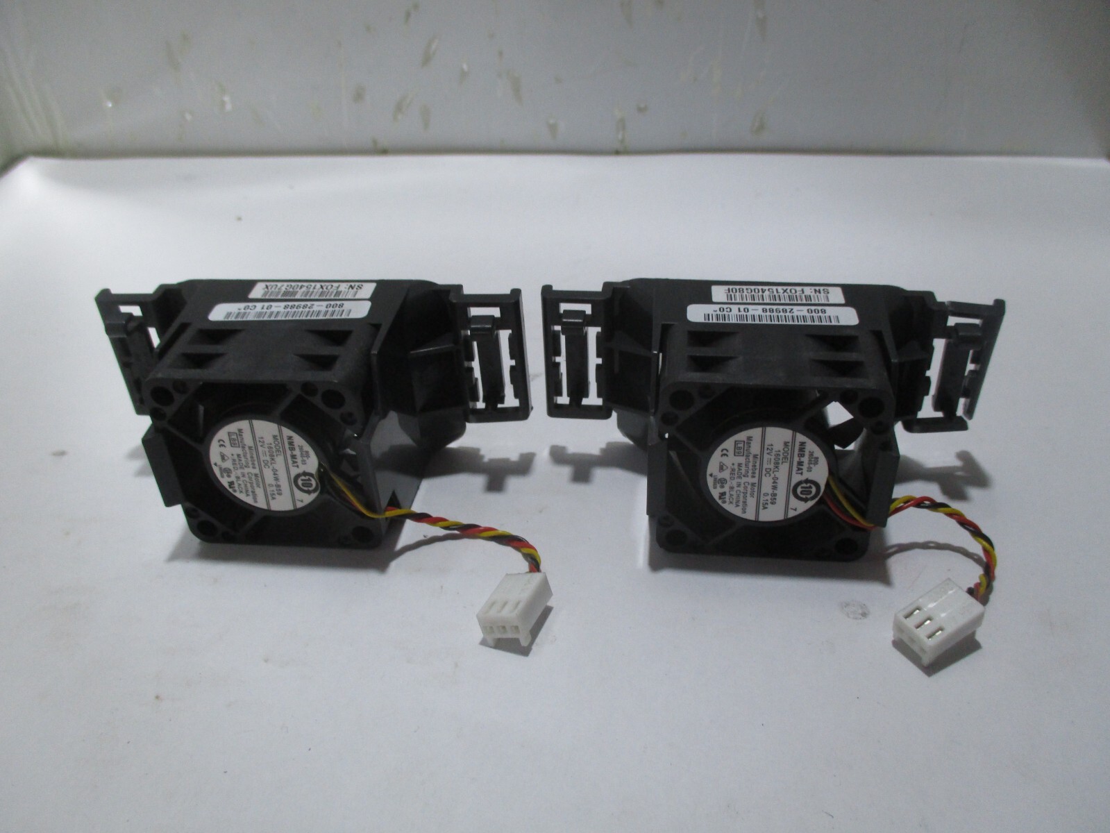 LOT OF 2 Cisco 800-28988-01 DC12V 0.15A Fan