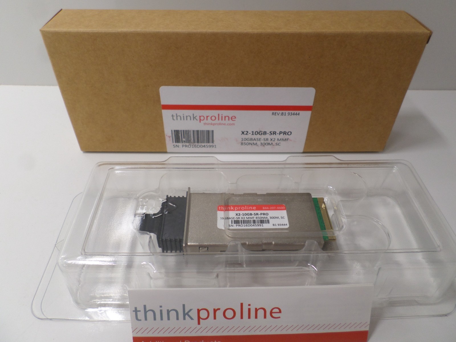 NEW Cisco Proline X2-10GB-SR-PRO Receiver TAA COMPLIANT 10GBASE-SR X2 MMF 850NM