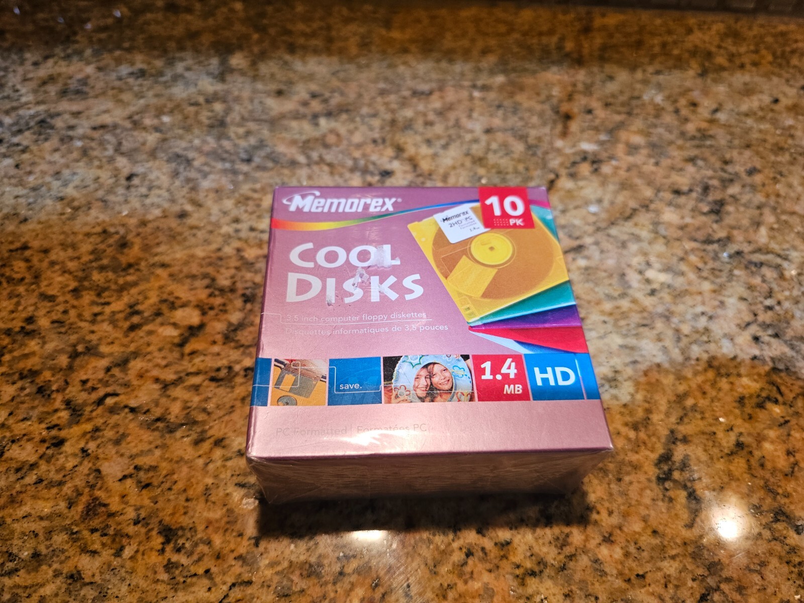 10 Pack Memorex 2HD 3.5" Computer Diskettes PC Format Cool Disks -New Sealed