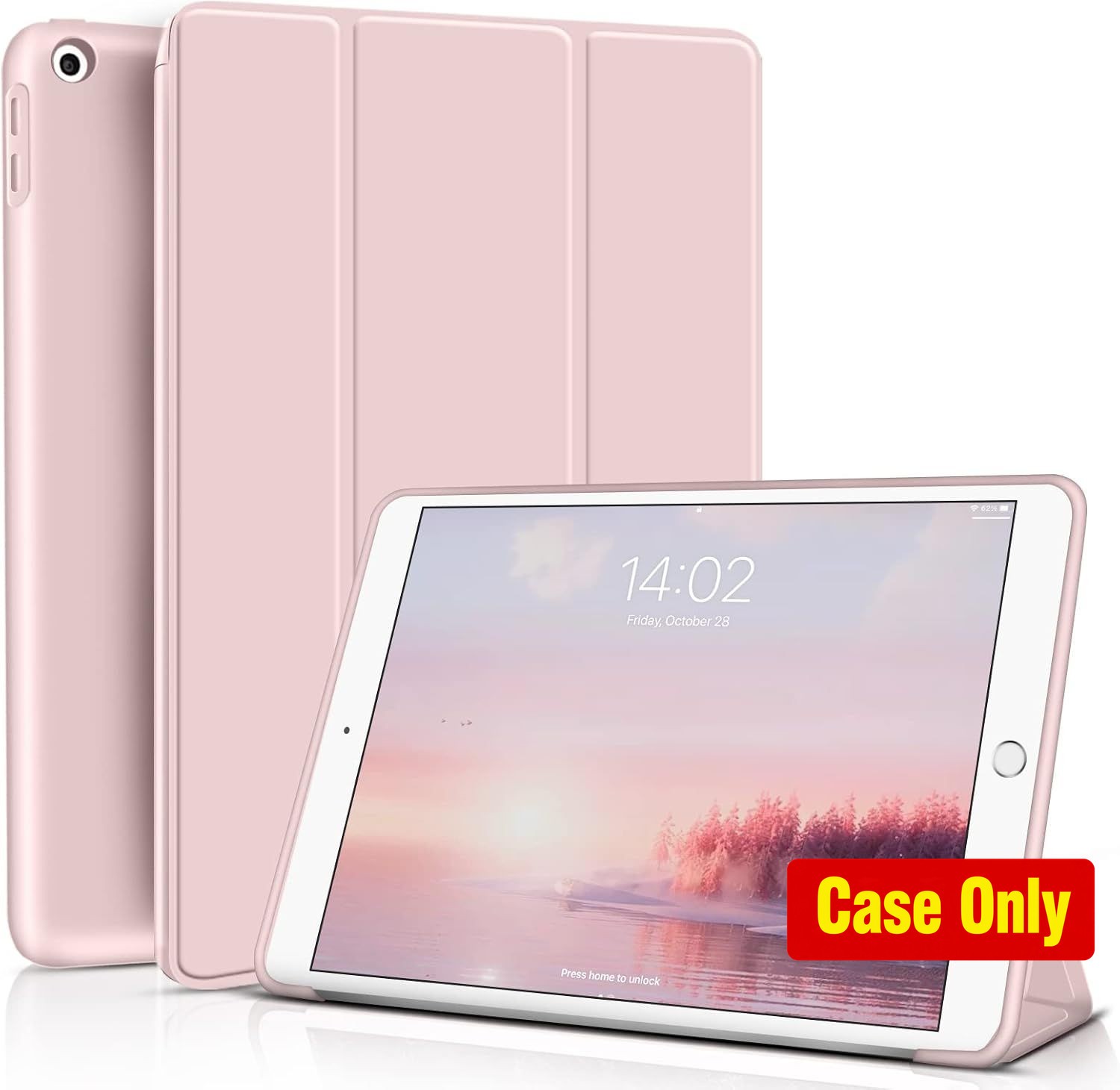 Case for iPad 9th/8th/7th Generation 10.2 inch, Light Pink, Shockproof Design