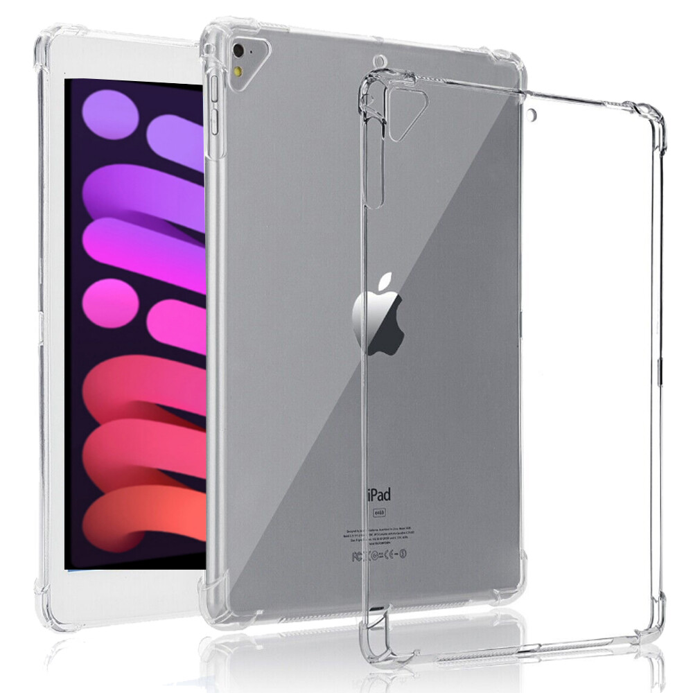 Clear Silicone TPU Case For iPad 9th 8th 7th 6th 5th 4th 3rd 2nd Air 1 2 Pro 9.7