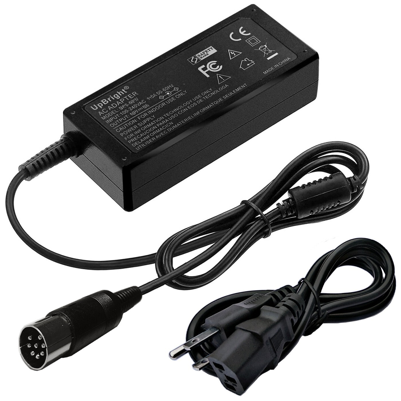 8-Pin 12V AC/DC Adapter For Barco Monitors MFGD-2320 MDCG-3120 Skynet SNP-A127-M