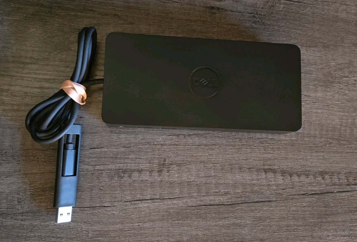 Dell D6000 DisplayLink Docking Station USB-C USB 3.0 HDMI DP Ethernet Black