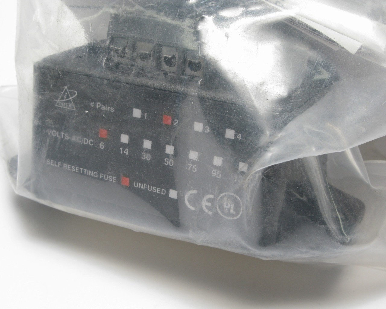 Ditek DTK-2LVLPSCPD Voice/Data/Signal Surge Protector, Self-Resetting, 5V