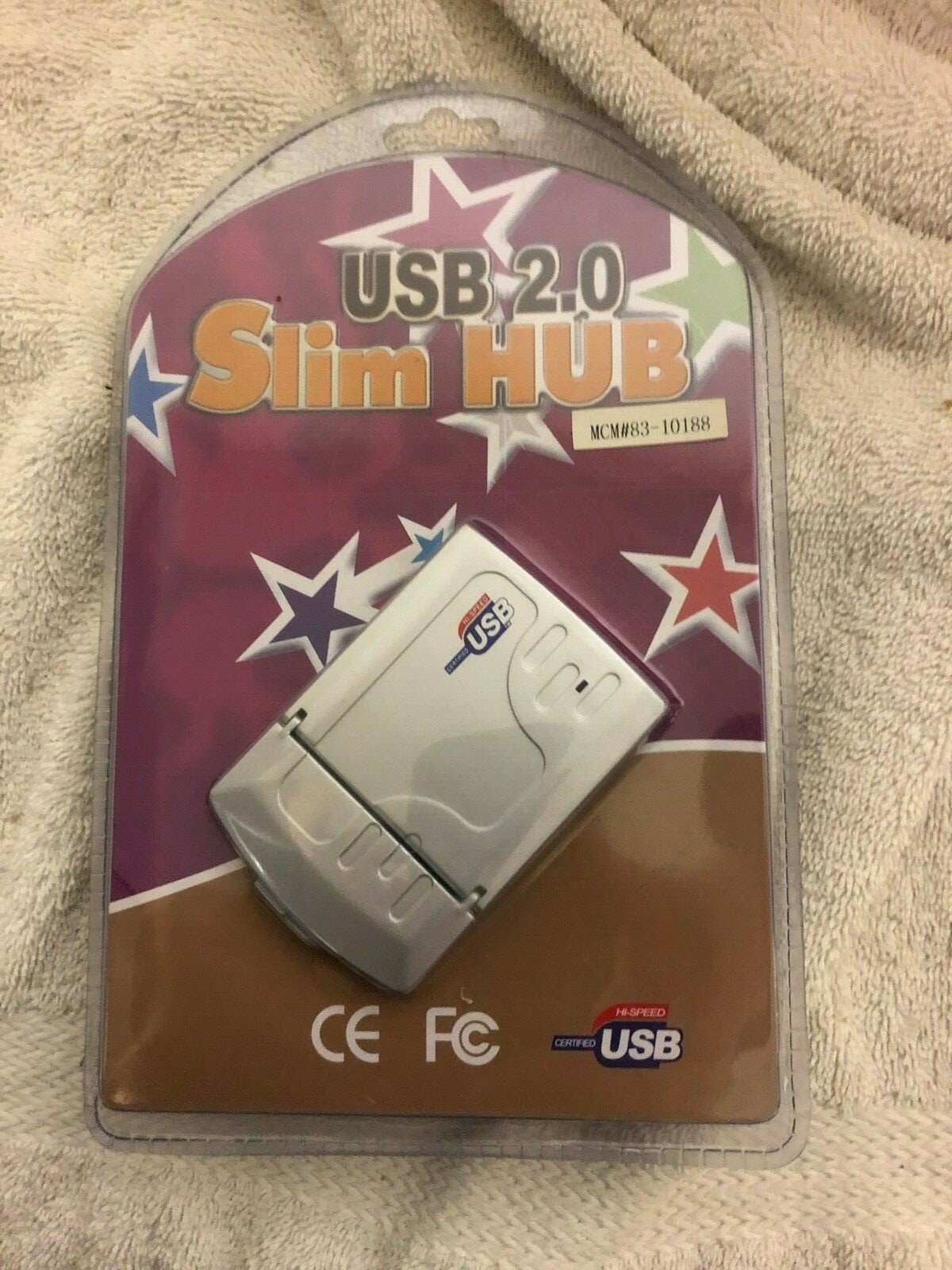 USB 2.0 4 Port Slim Hub New In Package