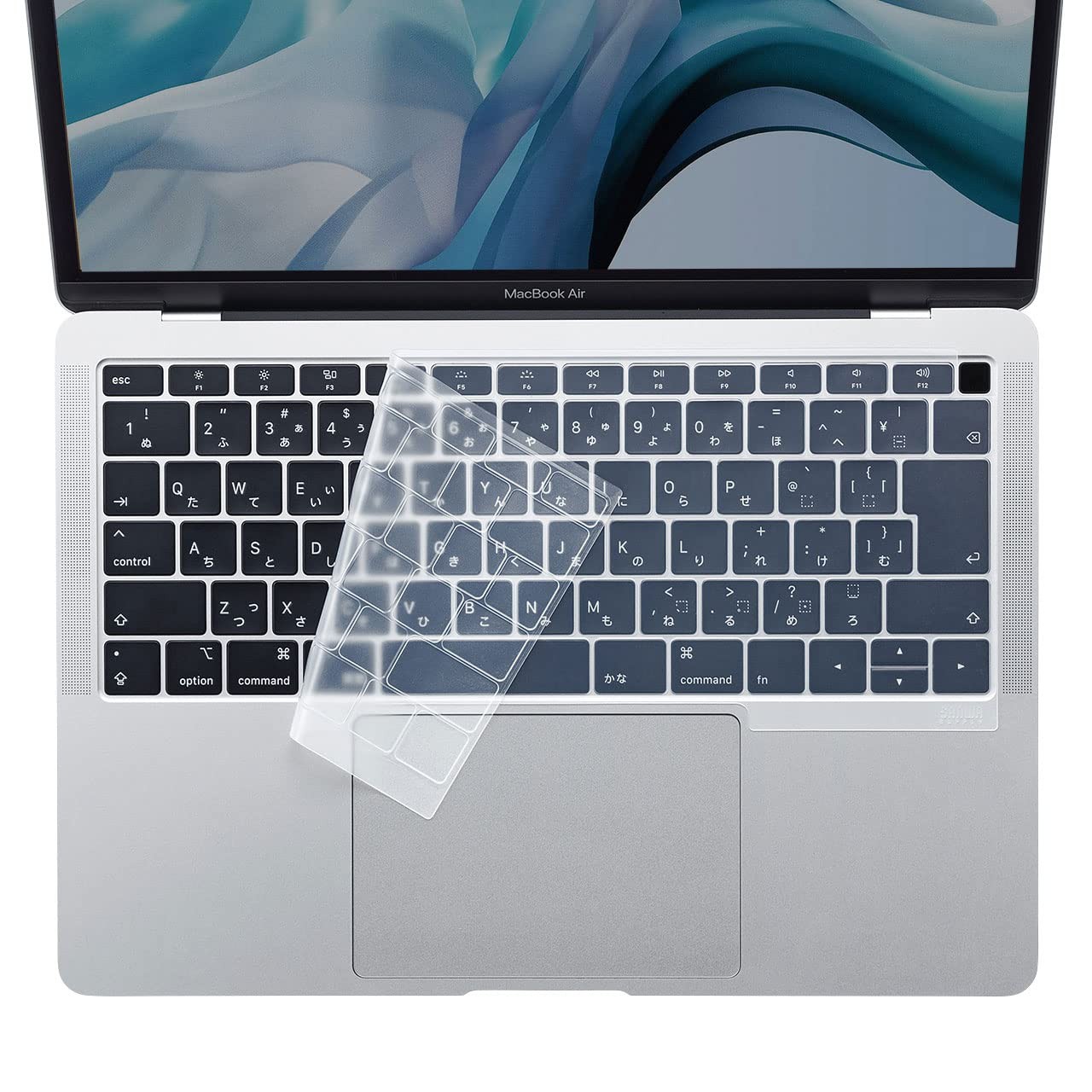 Sanwa Supply Silicone Keyboard Cover for MacBook Air 13.3-inch Retina Display