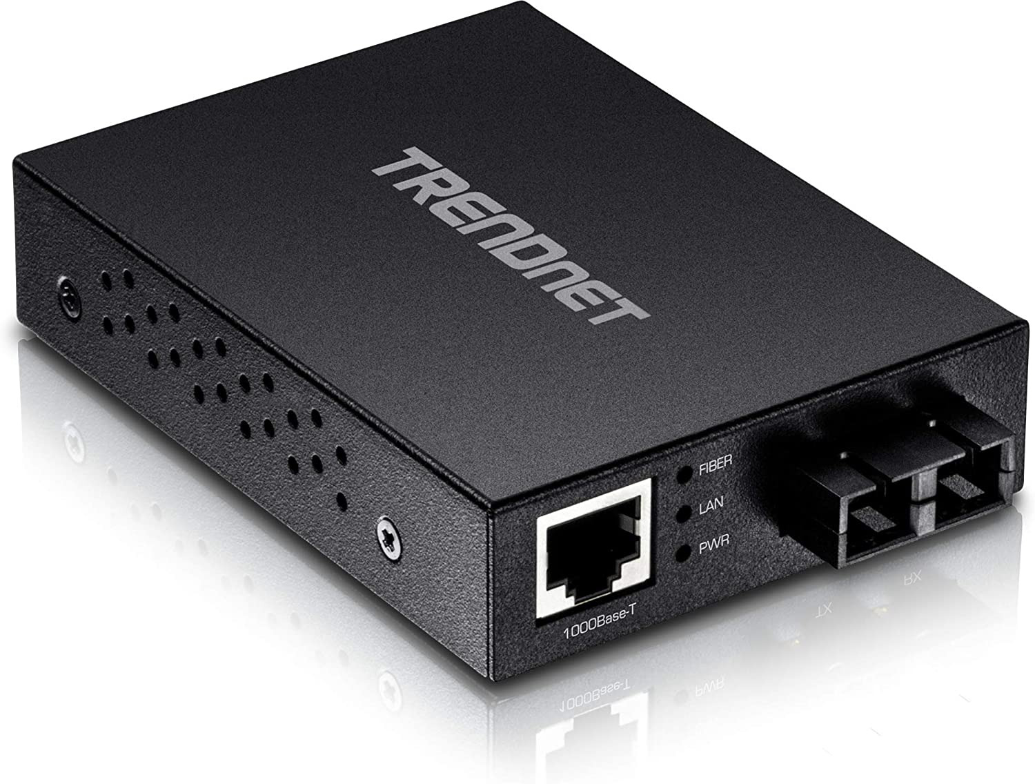 1000Base-T to 1000Base-Sx Multi-Mode SC Fiber Converter, up to 550M (1800 Ft.), 