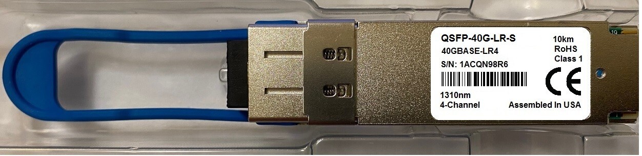 Cisco QSFP-40G-LR4-S Compatible 10-3115-01 40GBASE-LR4 QSFP+LR4 1310nm 10km SMF