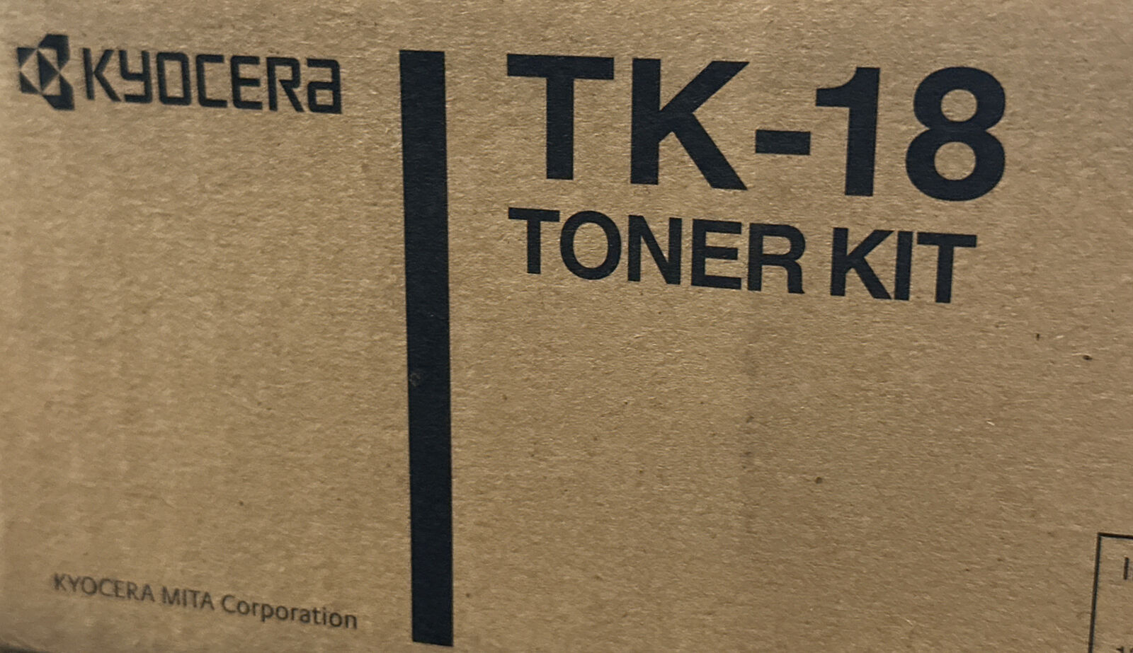 New Open Box KYOCERA TK-18 BLACK TONER KIT