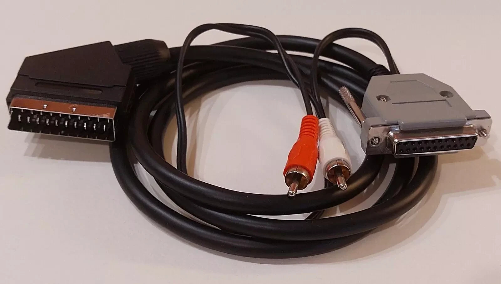 Commodore Amiga 500, 600, 1200, 4000, NEW RGB SCART TV CABLE DB23 Original NEW