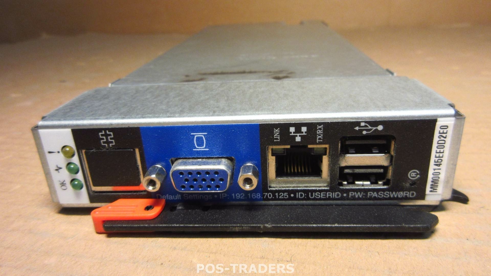 IBM BladeCenter Advanced Management Module 39Y9661 - PULLED FROM IBM H 43X0445