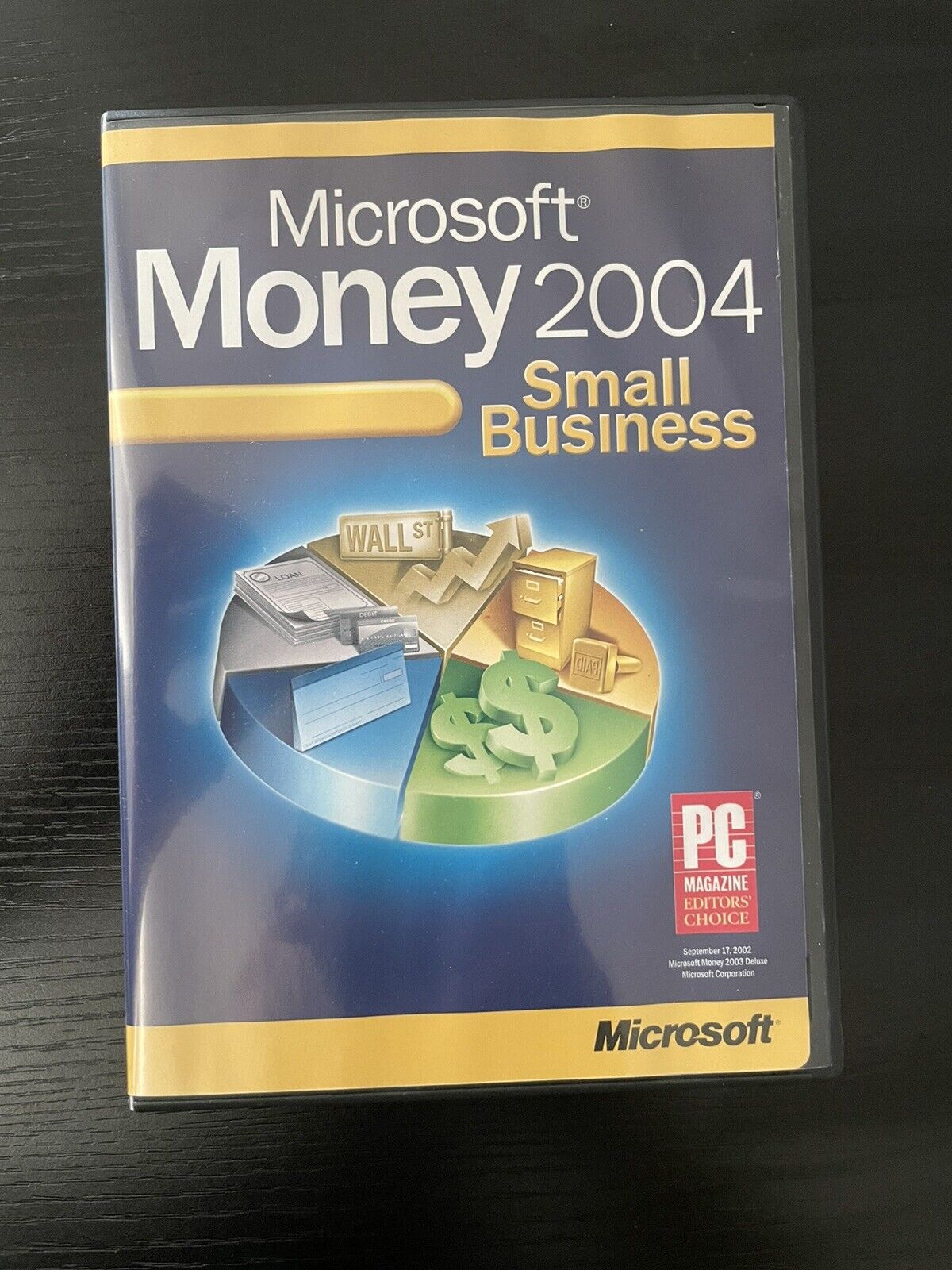 Vintage Microsoft Money 2004 Small Business Software Disc