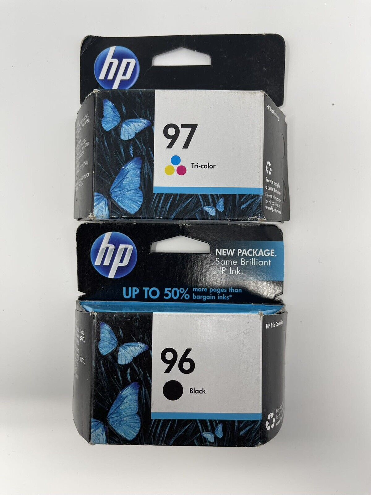 HP 96 (C8767WN) Black & 97 Color (C9363WN) Ink Set Genuine 2010+