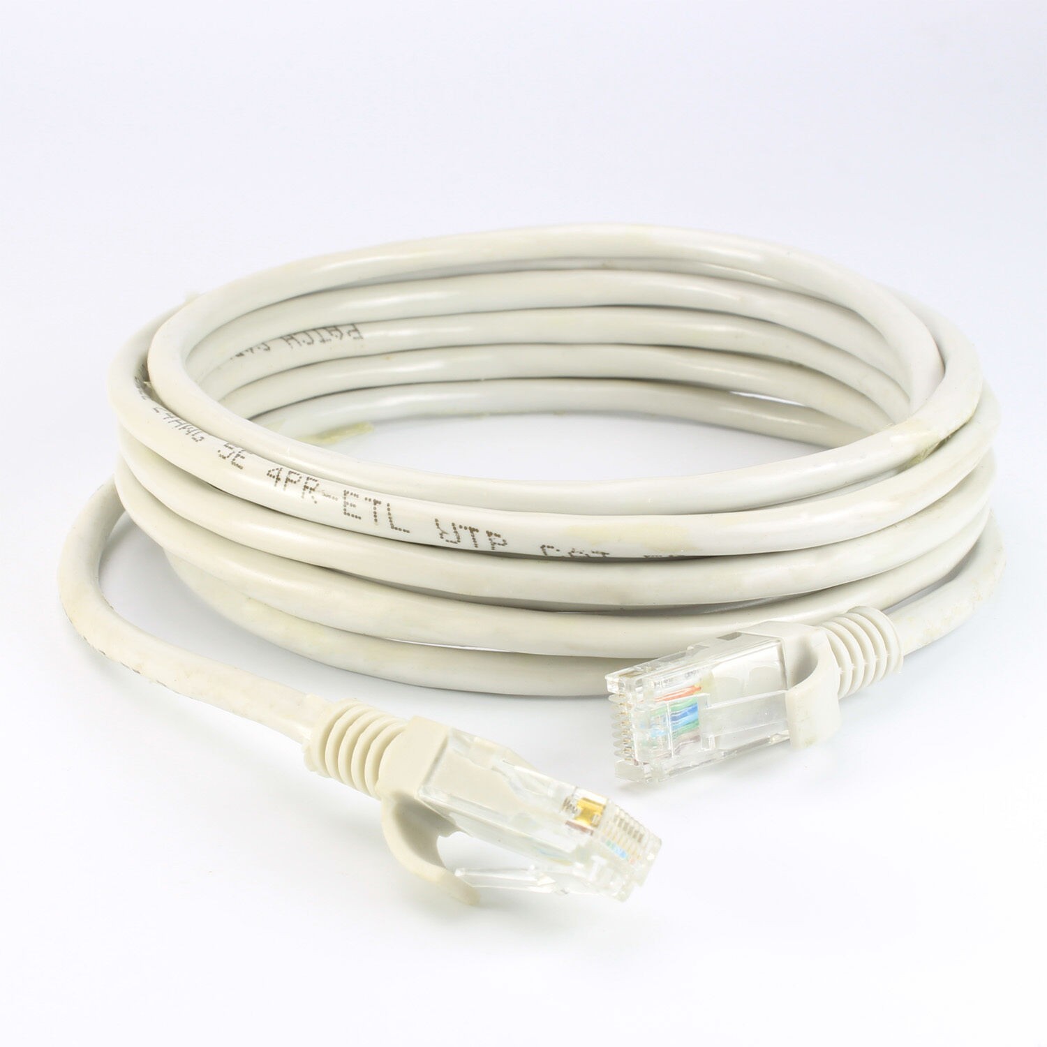 Long Cat5e Ethernet Lan Network Cable STP Patch Cord - 25ft 50ft 75FT 100ft US