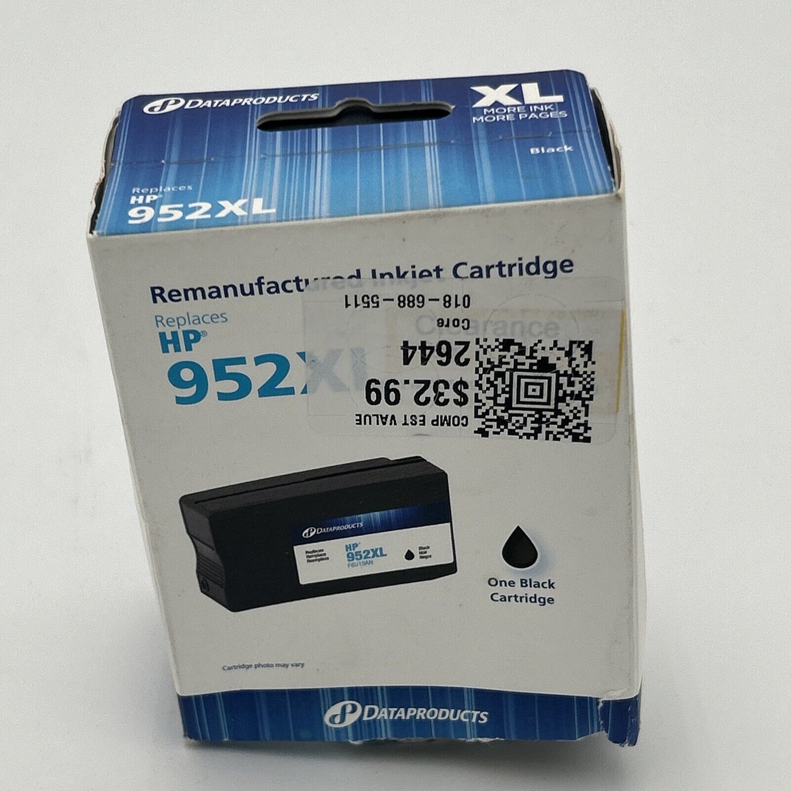 Dataproducts Black XL Single Ink Cartridge FOR HP 952XL Ink Series (F6U19)