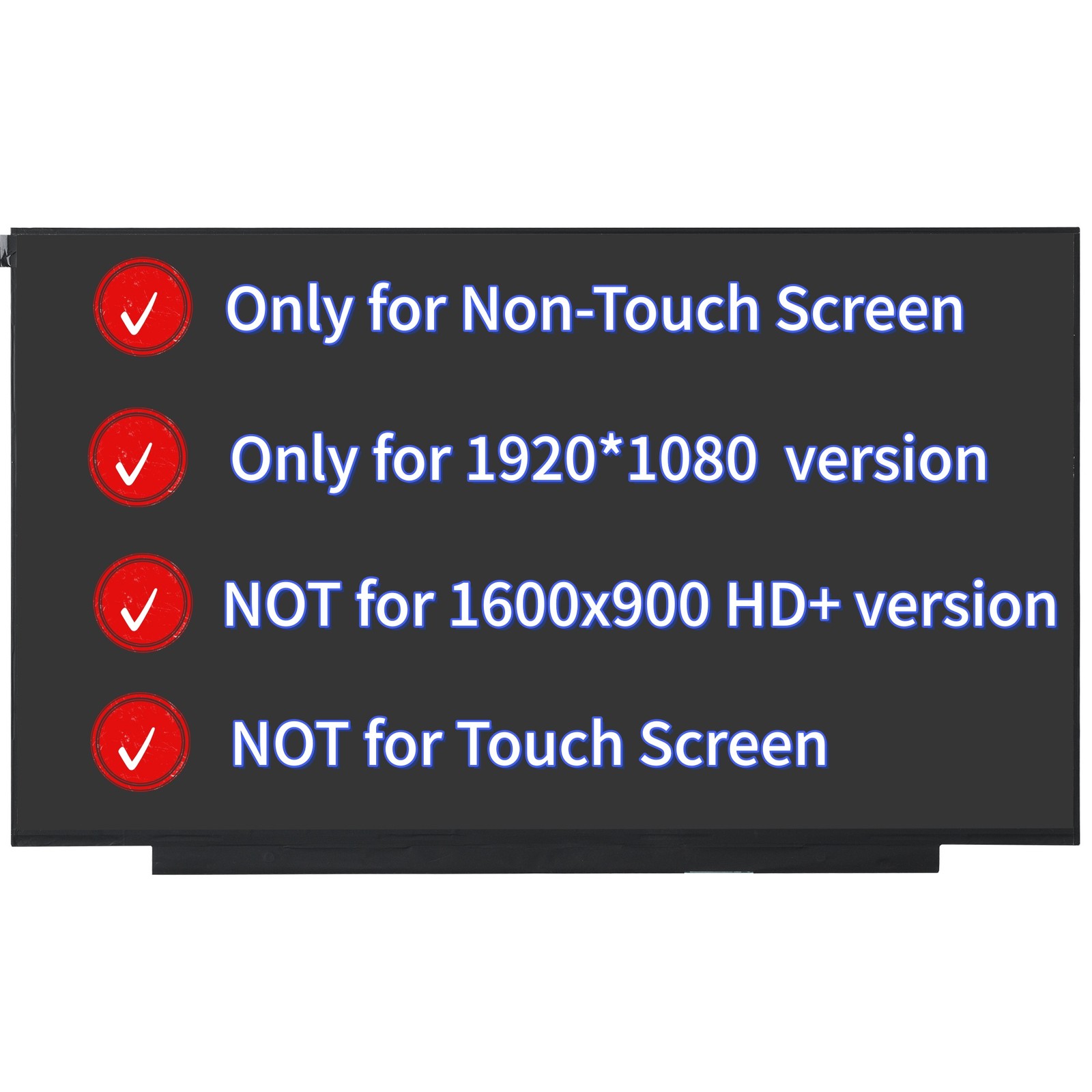 For NV173FHM-N4G V8.0 Narrow Bezel LCD Screen FHD 1920x1080 Display 17.3 in