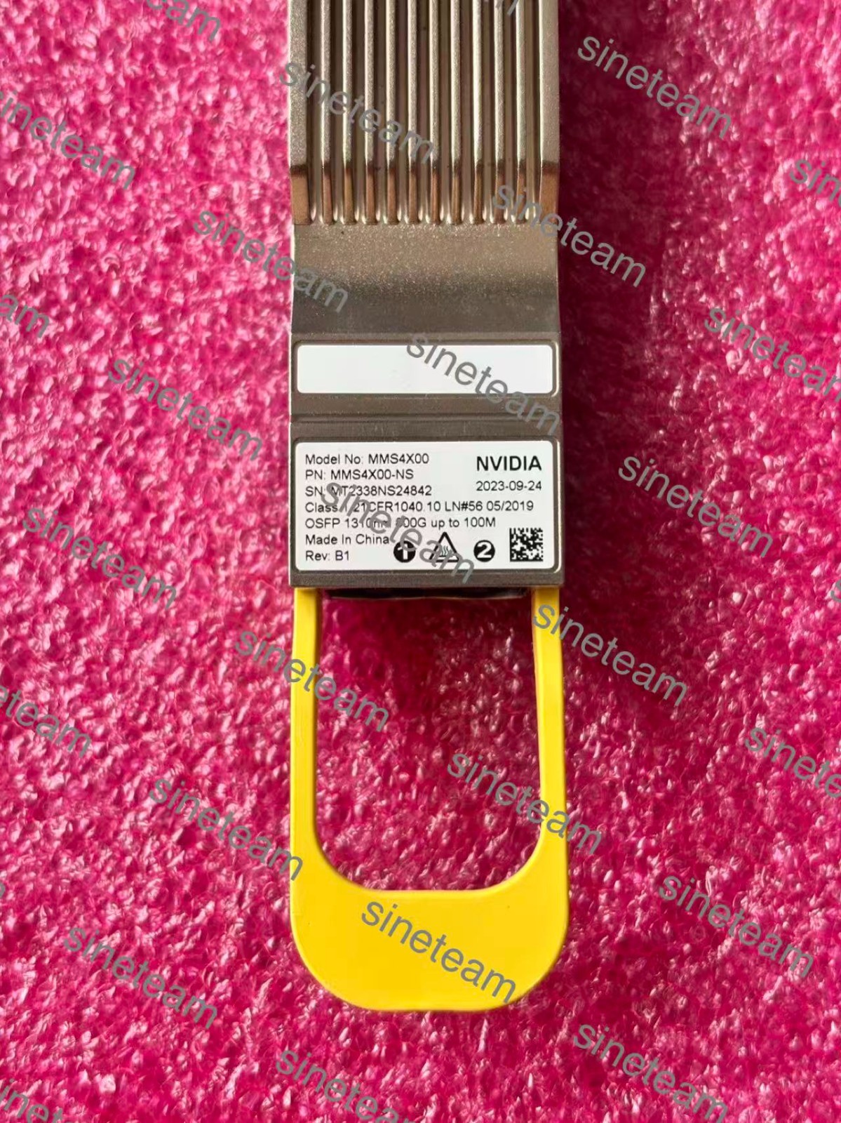 NVIDIA MMS4X00-NS 800Gbps Twin-port OSFP 2x400Gb/s Single Mode 2xDR4 100m module