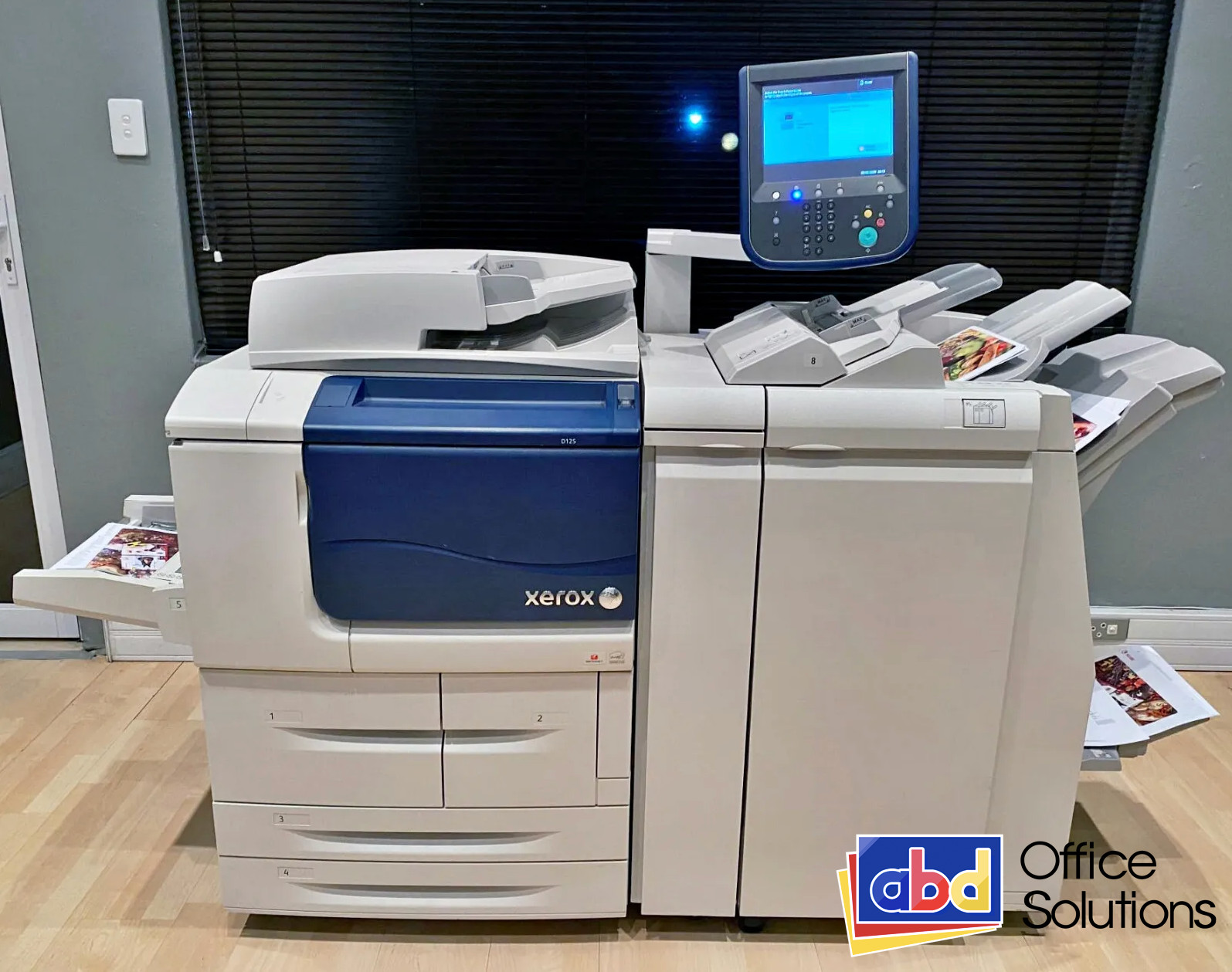 Xerox D95 Monochrome Production Copier Printer Booklet Maker Bypass Tray 95 ppm