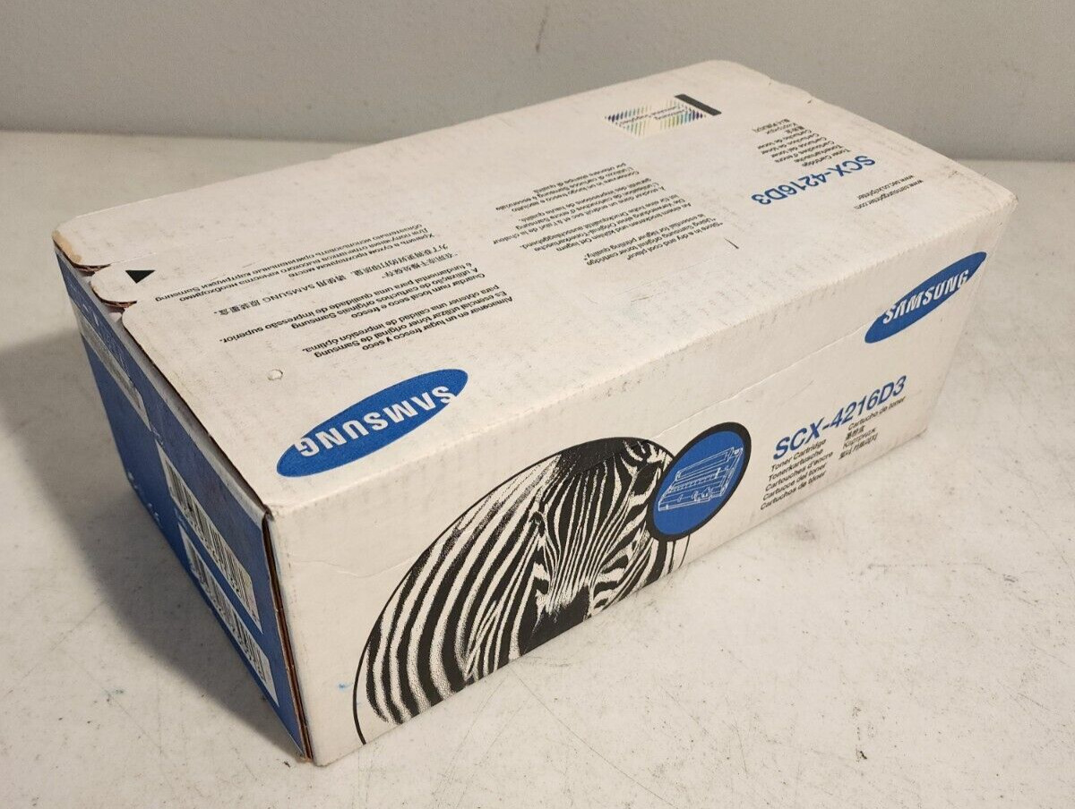 Samsung SCX-4216D3 Black Toner Cartridge Genuine New OEM Sealed Box