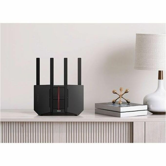 ASUS TRI-BAND WIFI 7 ROUTER, SUPPORTS NEW 320MHZ BANDWIDTH & 4096-QAM, -  BLACK