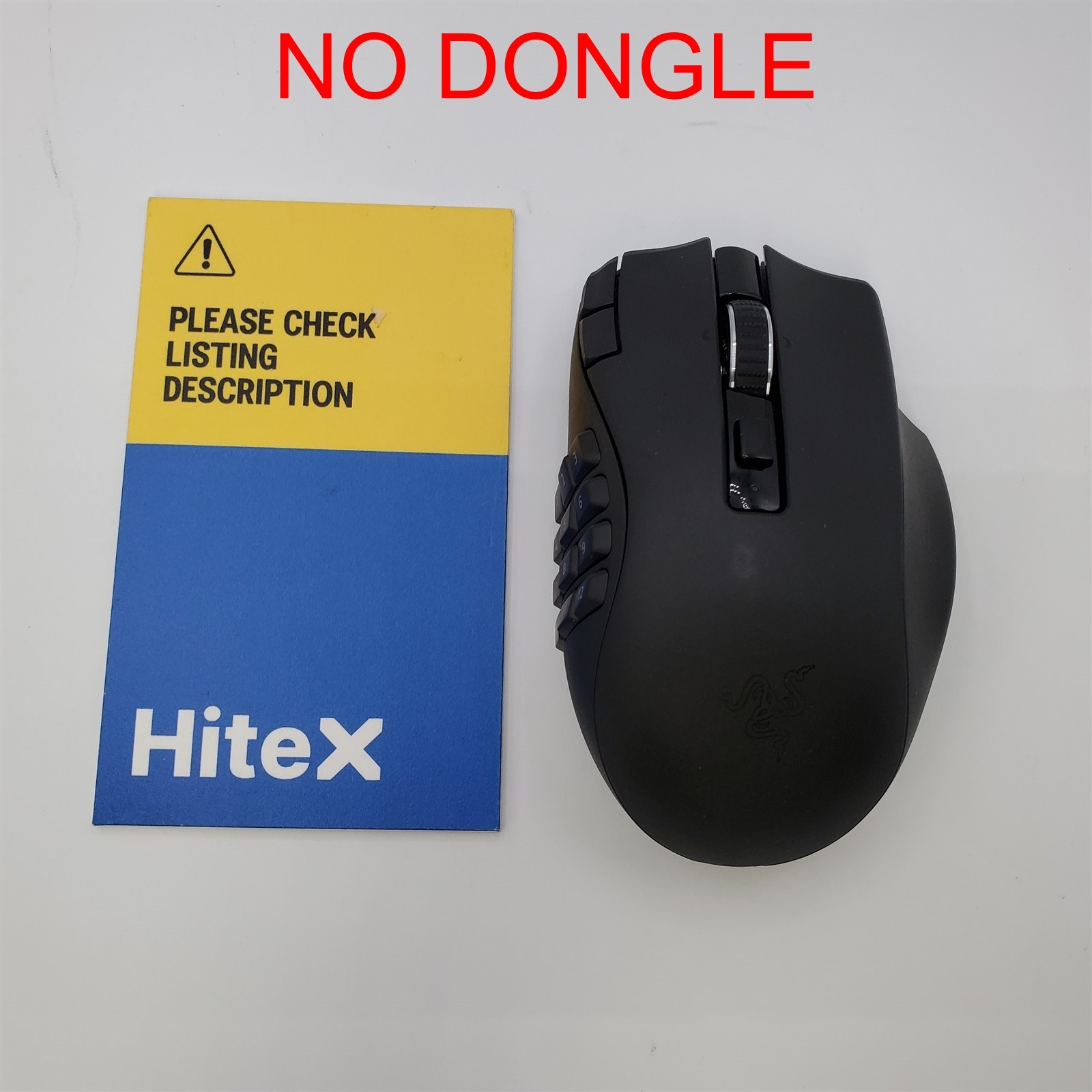 Razer Naga V2 HyperSpeed Wireless MMO Gaming Mouse *NO DONGLE*