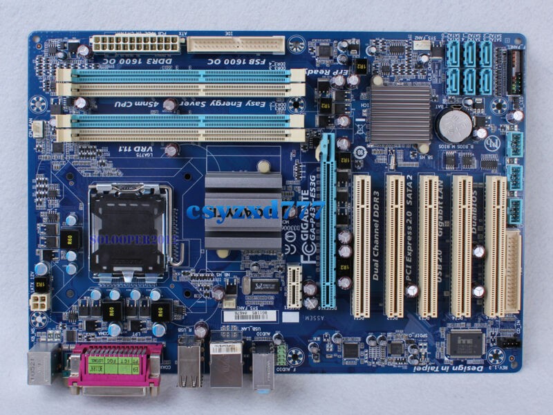 Gigabyte GA-P43T-ES3G V1.3 Intel P43 Socket LGA 775 DDR3 Motherboard